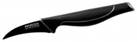 ČIERNY ELEGANTNÝ VLNOVÝ LÚPACÍ Nôž 19CM ČIERNY ELEGANTNÝ VLNOVÝ LÚPACÍ Nôž 19CM