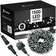 OSVETLENIE VIANOČNÉHO STROMČEKA 1500 LED VONKAJŠIE 91,5M TRVALÉ STUDENÉ BIELE SVETLÁ OSVETLENIE VIANOČNÉHO STROMČEKA 1500 LED VONKAJŠIE 91,5M TRVALÉ STUDENÉ BIELE SVETLÁ