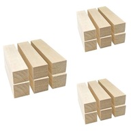 Farba dreva 18 kusov drevených rezbárskych blokov