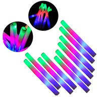 10x LED Sponge Light Stick Svetelný meč Koncertná Disco Party Hračka 10x LED Sponge Light Stick Svetelný meč Koncertná Disco Party Hračka
