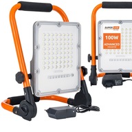 Halogénové LED stavebné práce 100W Prenosný svetlomet PREMIUM batéria Halogénové LED stavebné práce 100W Prenosný svetlomet PREMIUM batéria