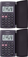 Casio HL-820LV-S BK x2 vrecková kalkulačka