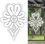 MLECZNA Samolepka na okno PARZENICA FOLK 43x61 MLECZNA Samolepka na okno PARZENICA FOLK 43x61