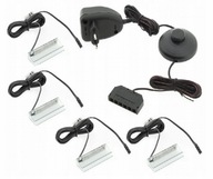 Sada PVC LED klipov - červená Sada PVC LED klipov - červená