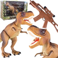 Mega Dinosaur T-REX Walks Roars Lit RC puška