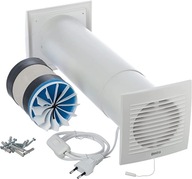 Rekuperačný ventilátor s rekuperáciou tepla Ø100mm
