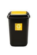 Nádoba na triedenie odpadu, 45L, žltý plast Nádoba na triedenie odpadu, 45L, žltý plast