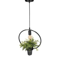 LOFT ZÁSADNÁ LAMPA KVETINÁČ KRUHOVÝ E27 ČIERNA EDO LOFT ZÁSADNÁ LAMPA KVETINÁČ KRUHOVÝ E27 ČIERNA EDO
