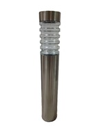 Solárna lampa, XXL záhradný kód, vysoký 53 cm, striebro