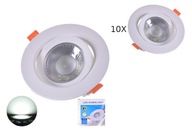 10x LED STROPNÉ PODSVIETENIE 5W 6500K