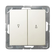 IMPRESJA ŁP-7YB/m/27 ECRU roletový spínač IMPRESJA ŁP-7YB/m/27 ECRU roletový spínač