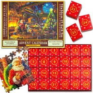 ADVENTNÝ KALENDÁR PUZZLE 24 Rôzne vianočné obrázky VESELÉ VIANOCE EKO ADVENTNÝ KALENDÁR PUZZLE 24 Rôzne vianočné obrázky VESELÉ VIANOCE EKO