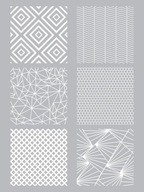ŠABLÓNA PRE NÁDHERNÉ DEKORÁCIE GEOMETRICKÁ SIEŤOTLAČ ŠABLÓNA PRE NÁDHERNÉ DEKORÁCIE GEOMETRICKÁ SIEŤOTLAČ
