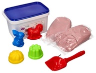 Pre deti Piaskolina Piasek 2kg + formičky AdamToys Pre deti Piaskolina Piasek 2kg + formičky AdamToys