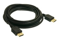 Kábel DisplayPort 4K plug-to-plug Cabletech LONG 3m