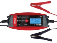 LCD NABÍJAČKA DIGITÁLNY USMERŇOVAČ AMIO 12V 6V 2A 4A LCD NABÍJAČKA DIGITÁLNY USMERŇOVAČ AMIO 12V 6V 2A 4A
