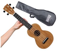 Mahalo MS1TBR slimline sopránové ukulele, hnedé