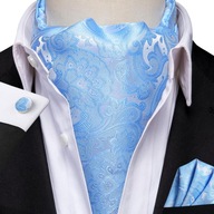 Módna súprava hodvábnych šatiek Ascot Jacquard Tie Módna súprava hodvábnych šatiek Ascot Jacquard Tie