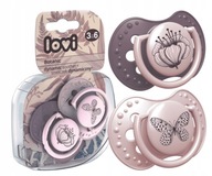 LOVI 2x BOTANIC DYNAMIC SILICONE cumlík 3-6M DIEVČA BOTTERFLY LOVI 2x BOTANIC DYNAMIC SILICONE cumlík 3-6M DIEVČA BOTTERFLY