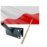 NÁRODNÁ SADA POĽSKÁ VLAJKA POĽSKO + DRŽAŤ + RÚČKA NÁRODNÁ SADA POĽSKÁ VLAJKA POĽSKO + DRŽAŤ + RÚČKA