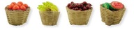 Košíky s ovocím - priemer 2,5 cm pre figúrky 9-11 cm