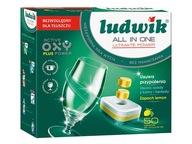 LUDWIK Lemon ALL in One tablety do umývačky riadu 50 ks