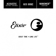 Struna na gitaru Elixir ac NANOWEB 80/20 Br. .024 Struna na gitaru Elixir ac NANOWEB 80/20 Br. .024