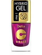 DELIA COSMETICS CORAL HYBRID GEL HYBRID NAIL LAK Č. 108 - MULT