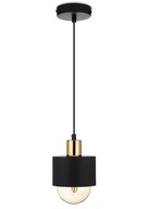 Priemyselná kovová stropná lampa 12 cm Módna