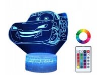3D LED NOČNÁ LAMPA AUTÁ ZIGZAK MCQUEEN 16 FARIEB + DIAĽKOVÉ OVLÁDANIE 3D LED NOČNÁ LAMPA AUTÁ ZIGZAK MCQUEEN 16 FARIEB + DIAĽKOVÉ OVLÁDANIE