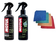 Sada na čistenie prilby MOTUL M1 M2 2x 250ml + handrička z mikrovlákna Sada na čistenie prilby MOTUL M1 M2 2x 250ml + handrička z mikrovlákna