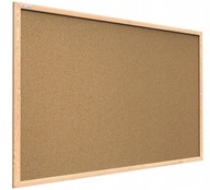 Korková tabuľa 80x50cm drevený rám + špendlíky Korková tabuľa 80x50cm drevený rám + špendlíky