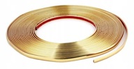 DEKORATÍVNY PÁSEK zlatá chrómová páska 14 mm 5 m DEKORATÍVNY PÁSEK zlatá chrómová páska 14 mm 5 m