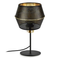Prelamovaná stolová nočná lampa biele čierne zlato Prelamovaná stolová nočná lampa biele čierne zlato