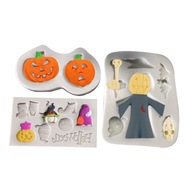 3 ks Halloweenske silikónové formy na pečenie 3 ks Halloweenske silikónové formy na pečenie