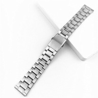 Náramok na hodinky 12 mm, nerezová oceľ, strieborná Náramok na hodinky 12 mm, nerezová oceľ, strieborná
