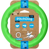 PitchDog aportovací prsteň, 17 cm, zelený PitchDog aportovací prsteň, 17 cm, zelený