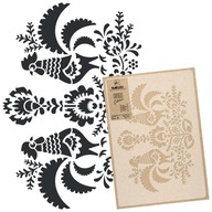 Šablóna na maľovanie MULTIPLE M 43x64cm DEKOR Ľudová ORNAMENT LOWICKI Kohúti Šablóna na maľovanie MULTIPLE M 43x64cm DEKOR Ľudová ORNAMENT LOWICKI Kohúti