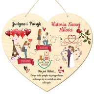 TANIER SRDCE DÔLEŽITÉ DÁTUMY VALENTÍN FARBA DREVO TANIER SRDCE DÔLEŽITÉ DÁTUMY VALENTÍN FARBA DREVO