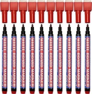 Kamet Polo červený zmazateľný popisovač na tabuľu x10 Kamet Polo červený zmazateľný popisovač na tabuľu x10