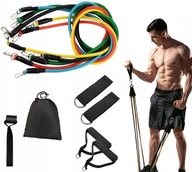 SADA 5 ODPOROVÝCH PÁSOV NA FITNESS CROSSFITOVÉ CVIČENIA SADA 5 ODPOROVÝCH PÁSOV NA FITNESS CROSSFITOVÉ CVIČENIA