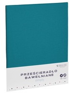 BAVLNA 220X200 JEDNODUCHO TYRKYS