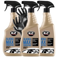K2 ALASKA MAX ROZMrazovač okien SPREJ ZIMNÝ ROZPRAŠOVAČ 3x700 ML K2 ALASKA MAX ROZMrazovač okien SPREJ ZIMNÝ ROZPRAŠOVAČ 3x700 ML
