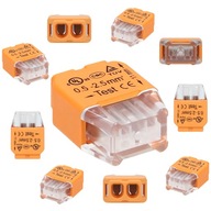 RÝCHLY KONEKTOR KÁBLOV 2x2,5mm² 100 KS RÝCHLY KONEKTOR KÁBLOV 2x2,5mm² 100 KS