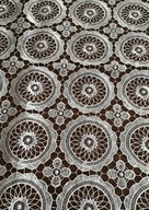 Biely guipure obrus All Lace 85cm/85cm Biely guipure obrus All Lace 85cm/85cm