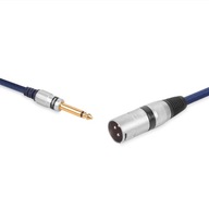 Kábel XLR Plug - Jack Plug 6,3 Mono VITALCO 1,0 m