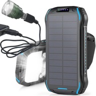 ARMOR SOLAR POWERBANK 33500mAh 2x USB TORCH