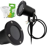 Záhradná lampa REFLECTOR 1m kábel + GU10 5W LED Záhradná lampa REFLECTOR 1m kábel + GU10 5W LED