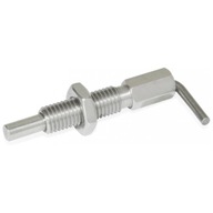 Indexovací kolík GN 7017-5-M8-B-NI, nehrdzavejúca oceľ Indexovací kolík GN 7017-5-M8-B-NI, nehrdzavejúca oceľ