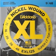 Struny pre elektrickú gitaru Daddario EXL125 Struny pre elektrickú gitaru Daddario EXL125